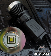 Amutorch XT70 SBT90.2 6000lm 1265m Thrower Flashlight